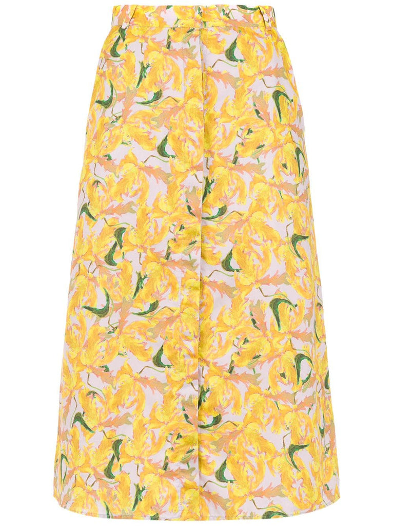 Pate midi skirt