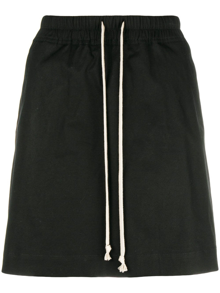 drawstring waist skirt