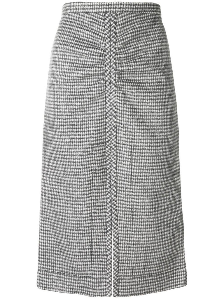 knitted midi skirt