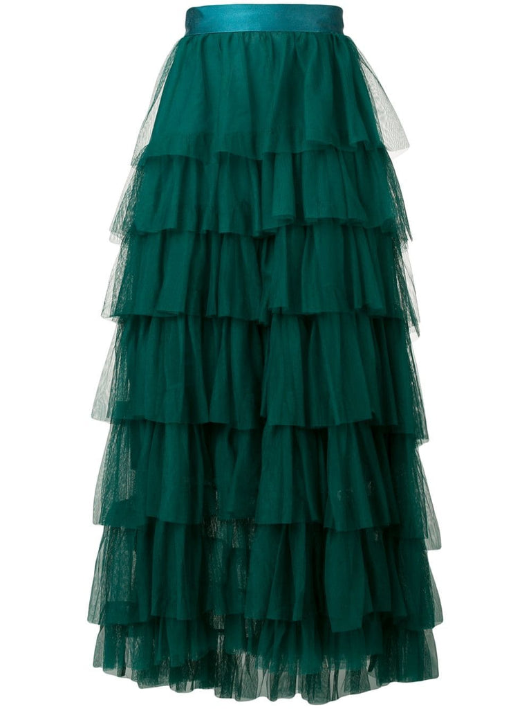 tiered tulle skirt