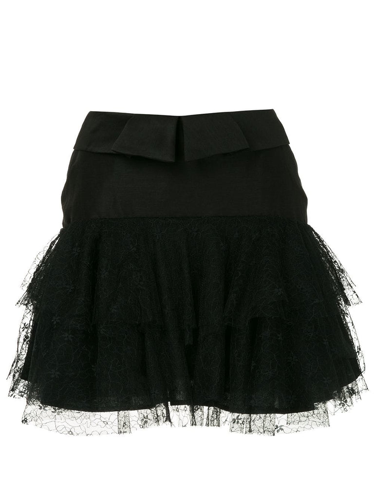 Estrellas Ruffle Mini skirt