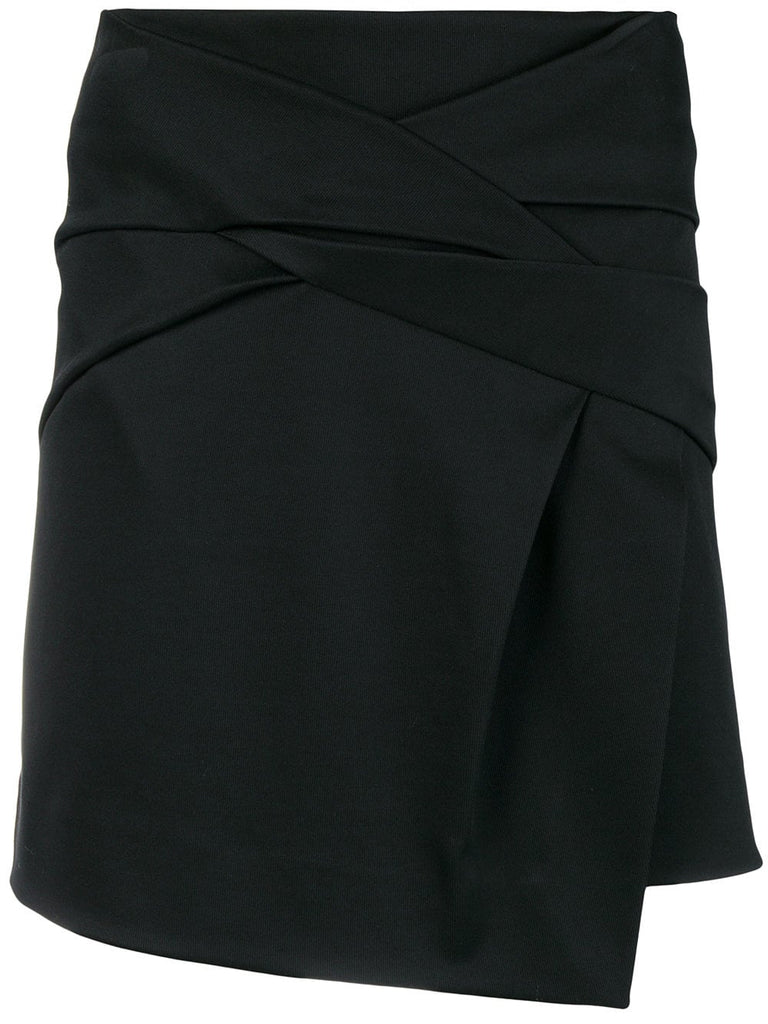 draped knot skirt