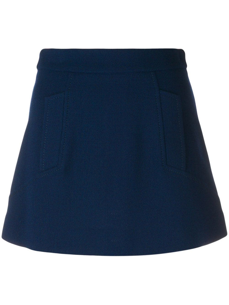 A-line mini skirt