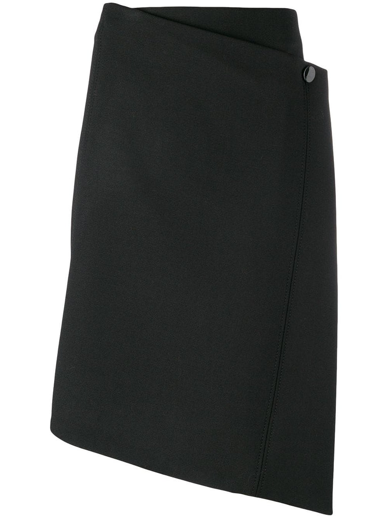 wrap around midi skirt