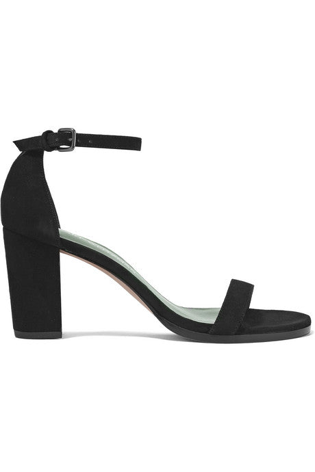 NearlyNude suede sandals