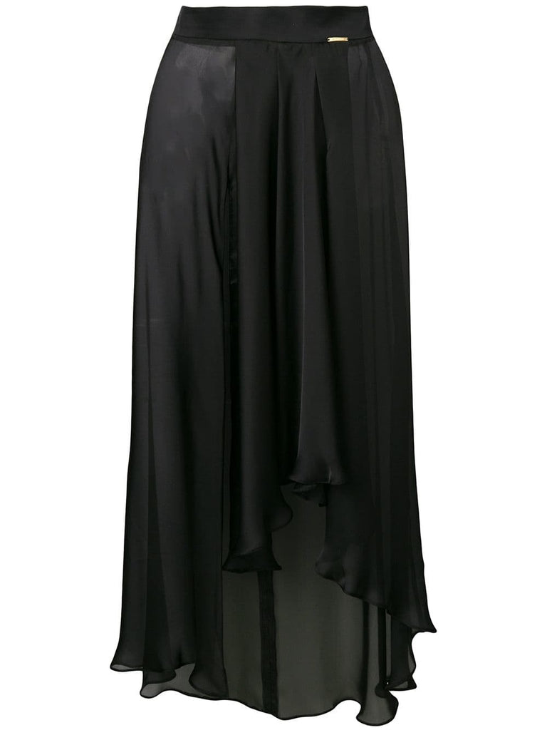 draped front skirt