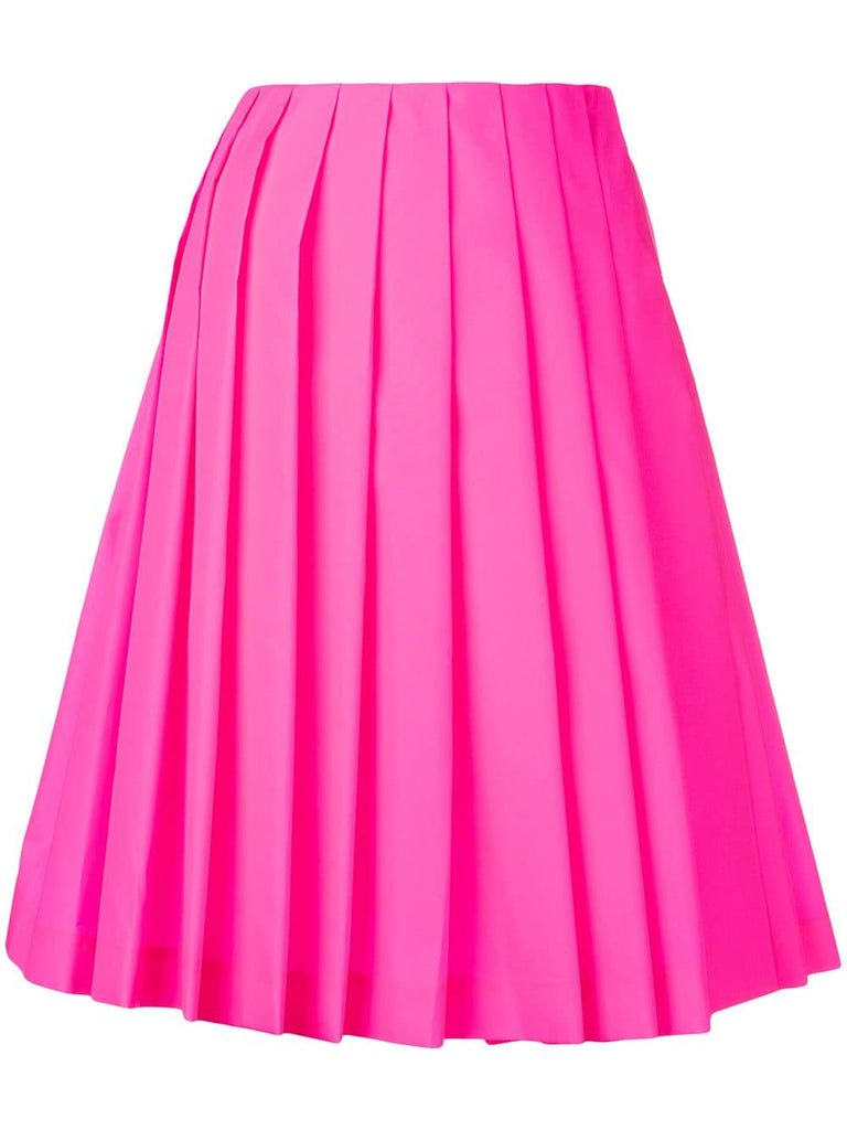 pleated loose skirt