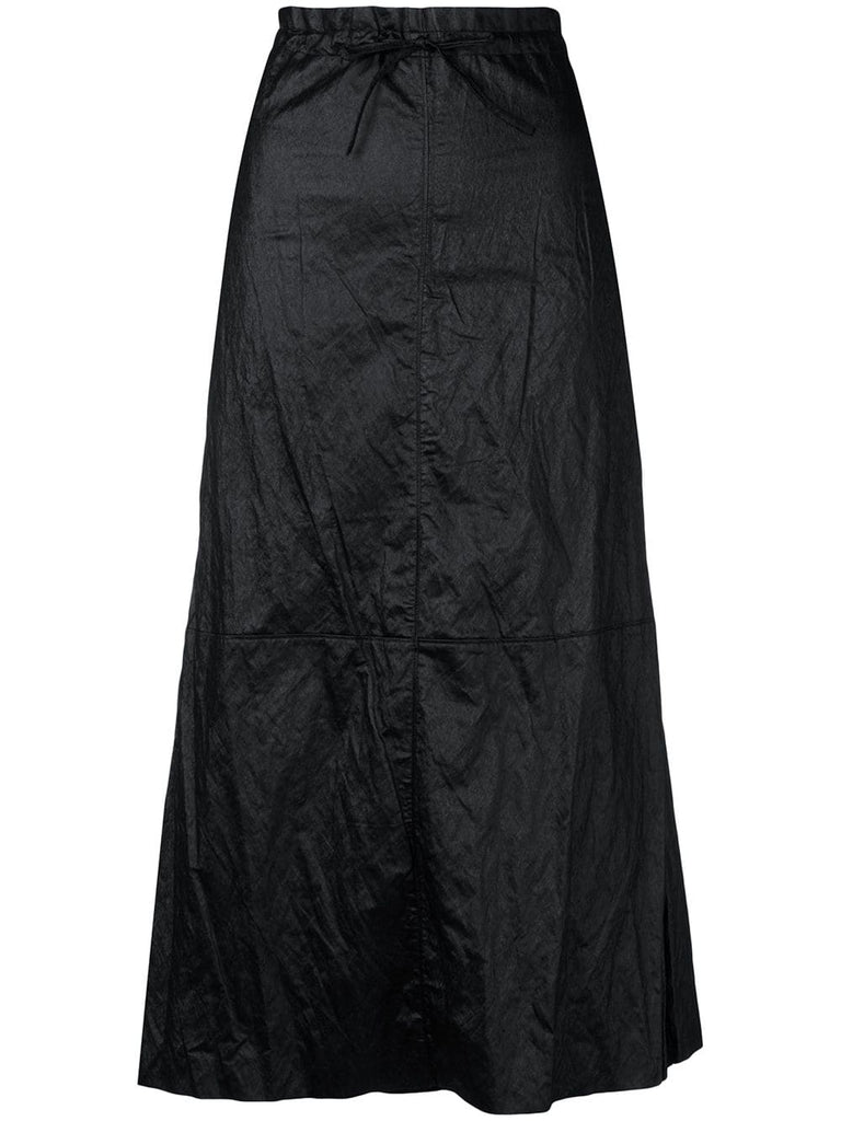 crinkle effect full skirt