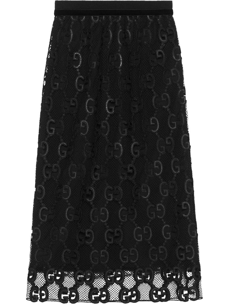 GG macramé skirt