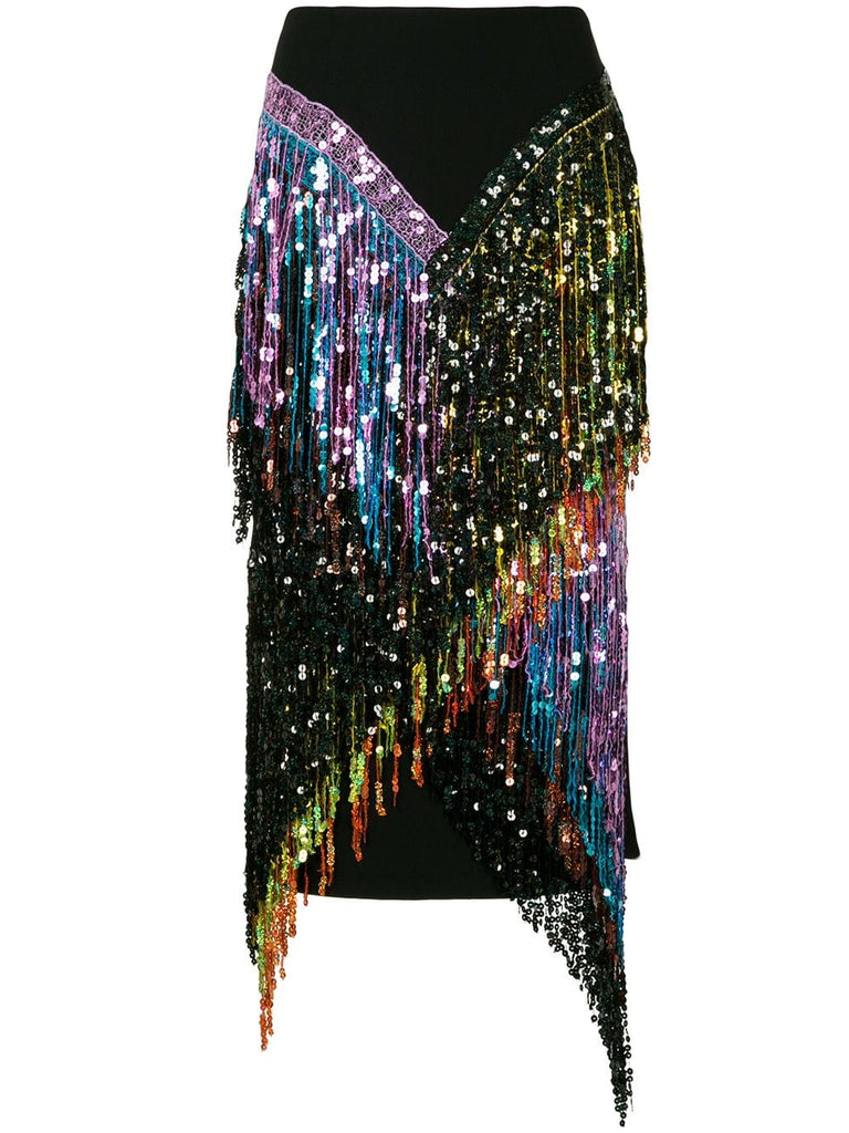 love potion fringe skirt