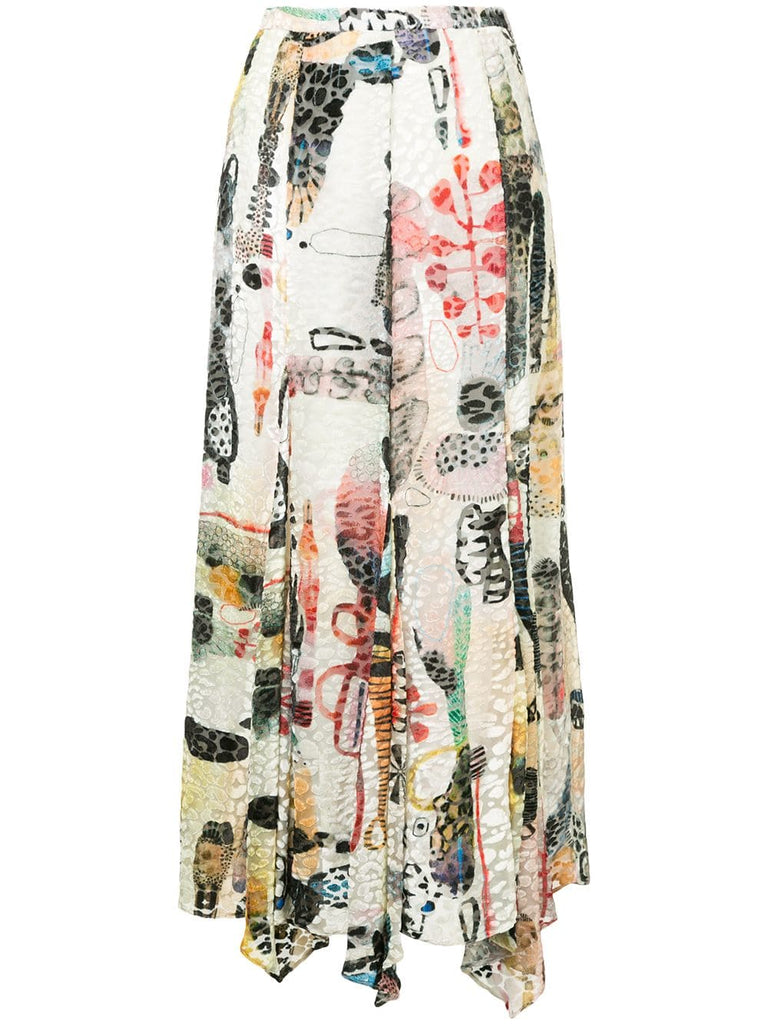 printed skirt