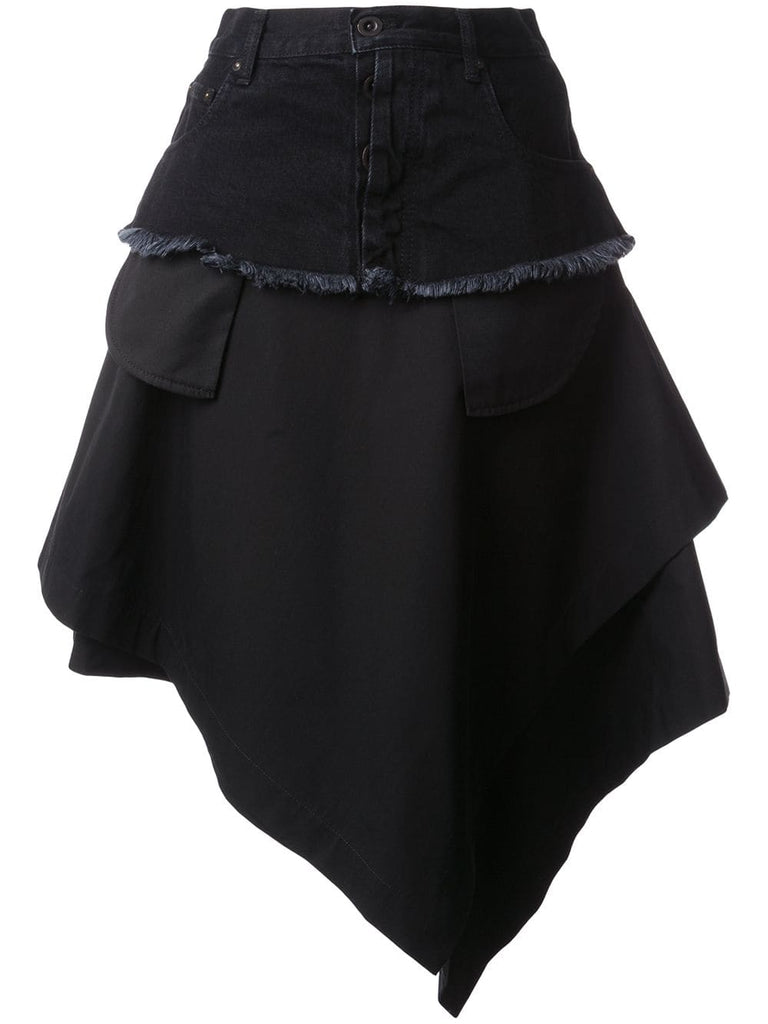 asymmetric loose skirt