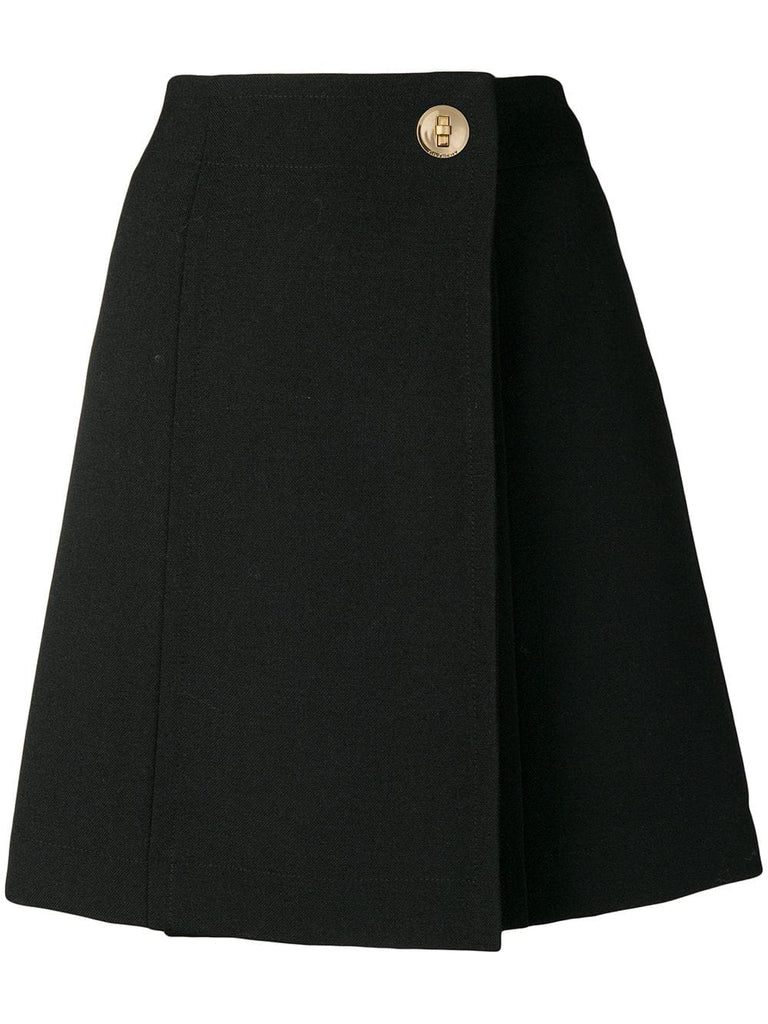 A-line wrap skirt