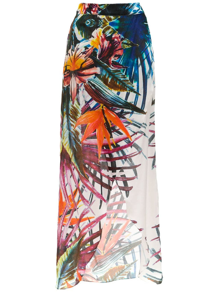 silk maxi skirt