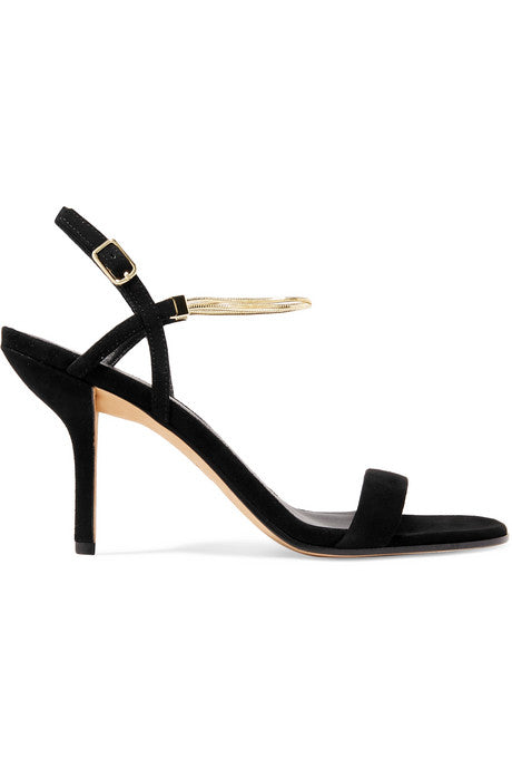Frankie embellished suede sandals
