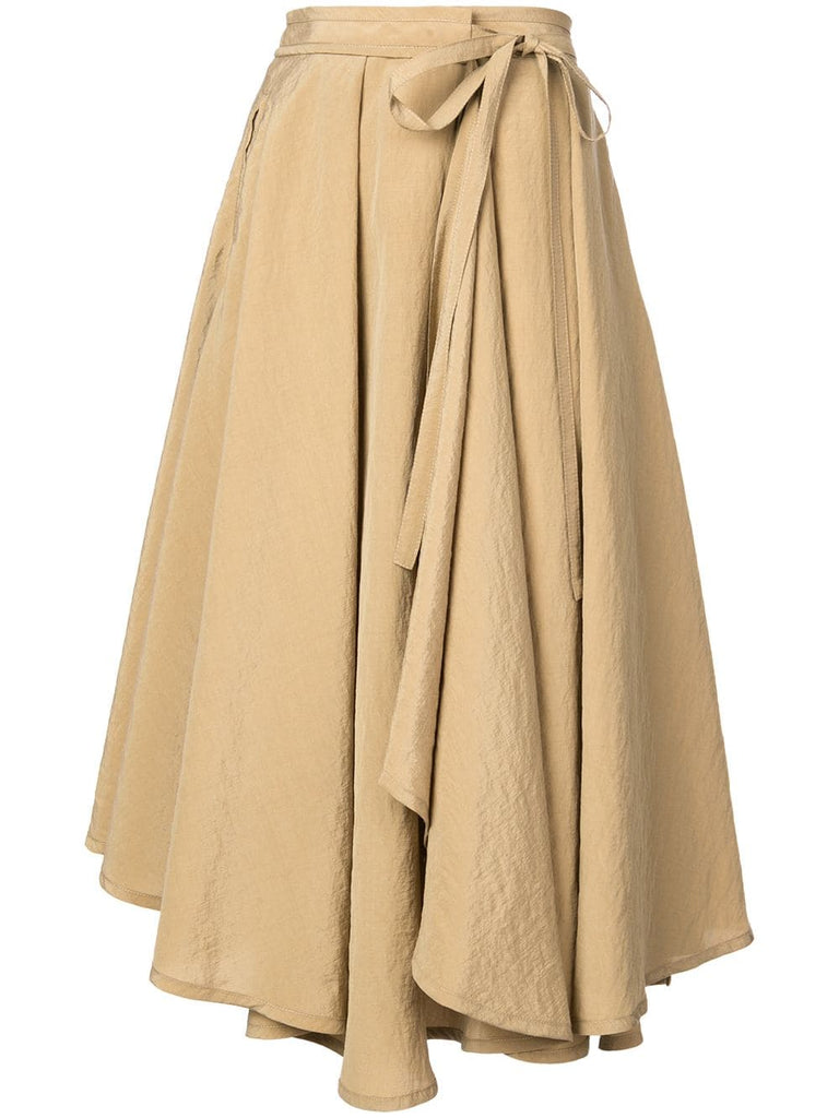 ruched skirt