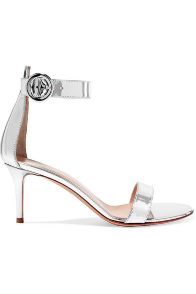 Portofino 70 metallic leather sandals