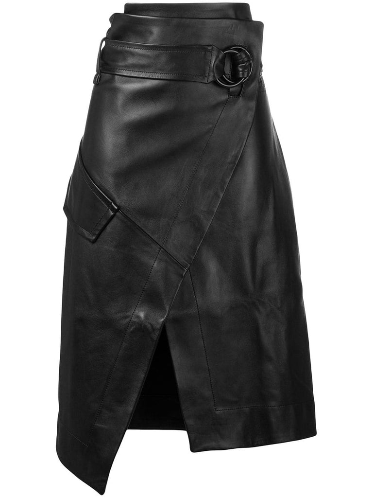 Rita leather skirt