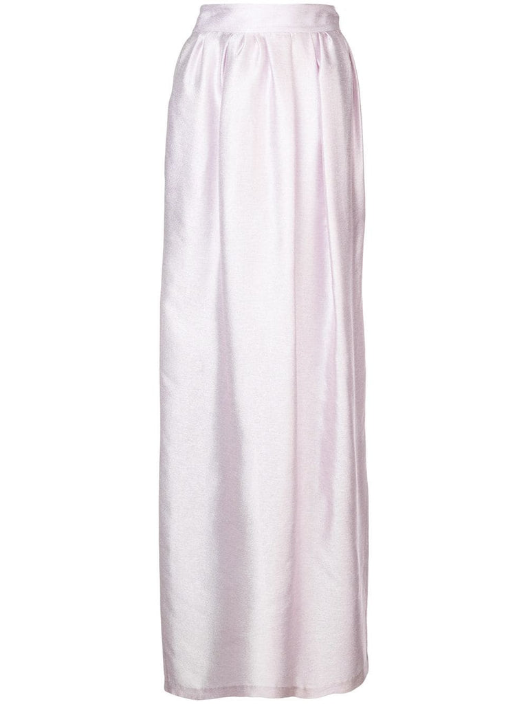 flared maxi skirt