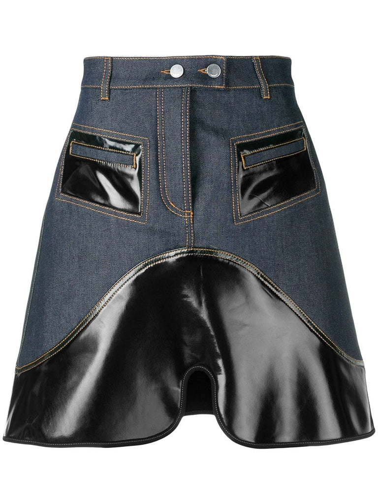 Vontz denim mini skirt