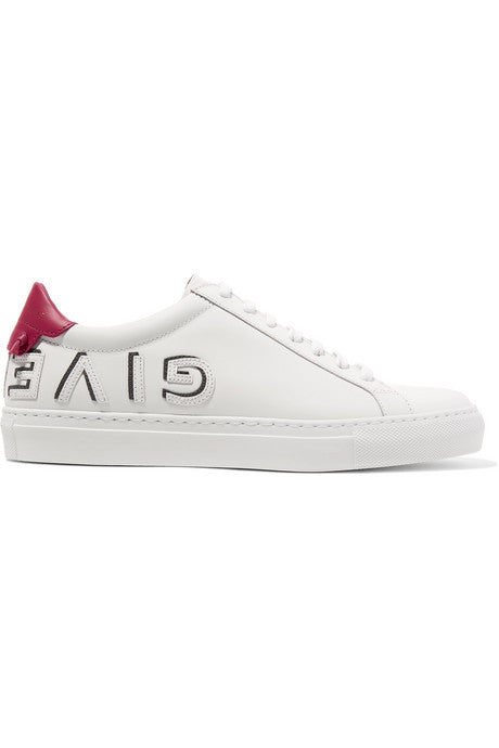 Urban Street logo-appliquéd leather sneakers