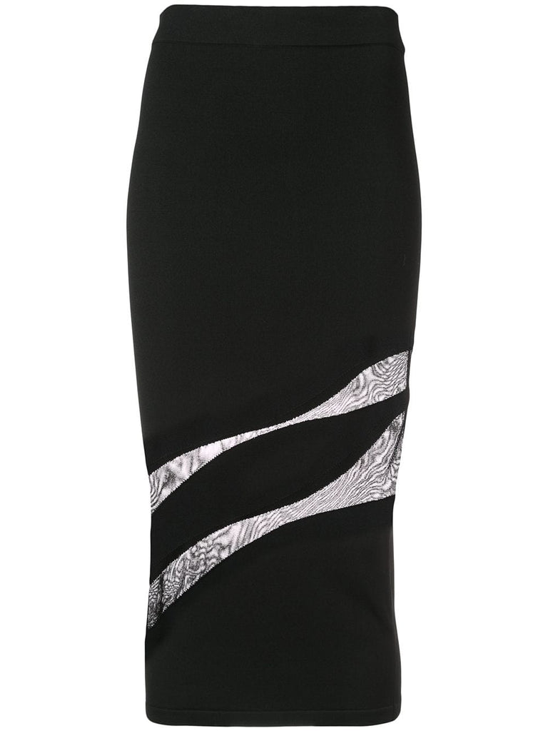 cut out pencil skirt