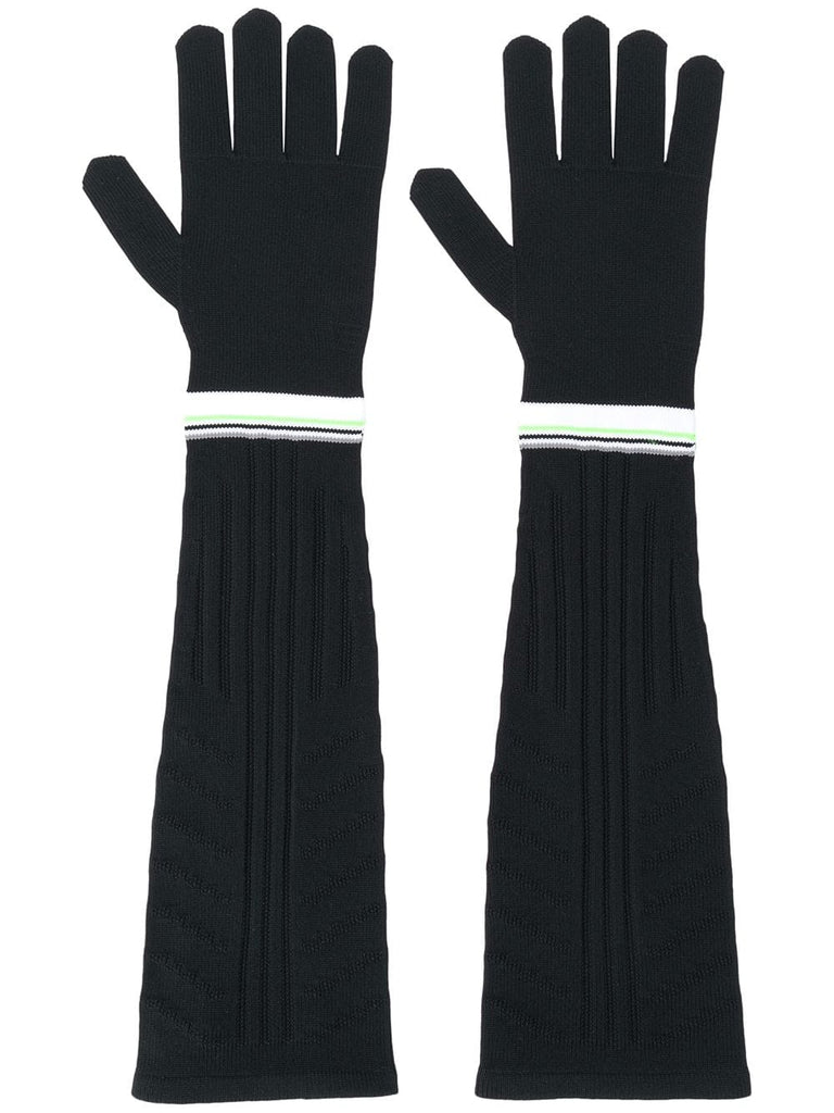 long technical gloves