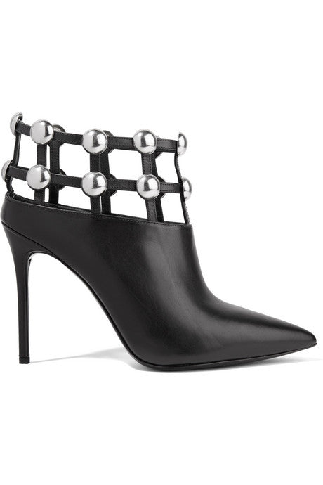 Tina studded leather ankle boots