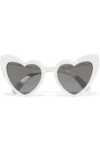 Loulou heart-frame acetate sunglasses