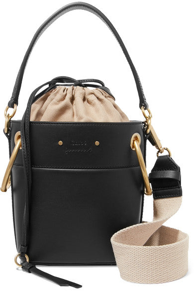 Roy mini leather bucket bag