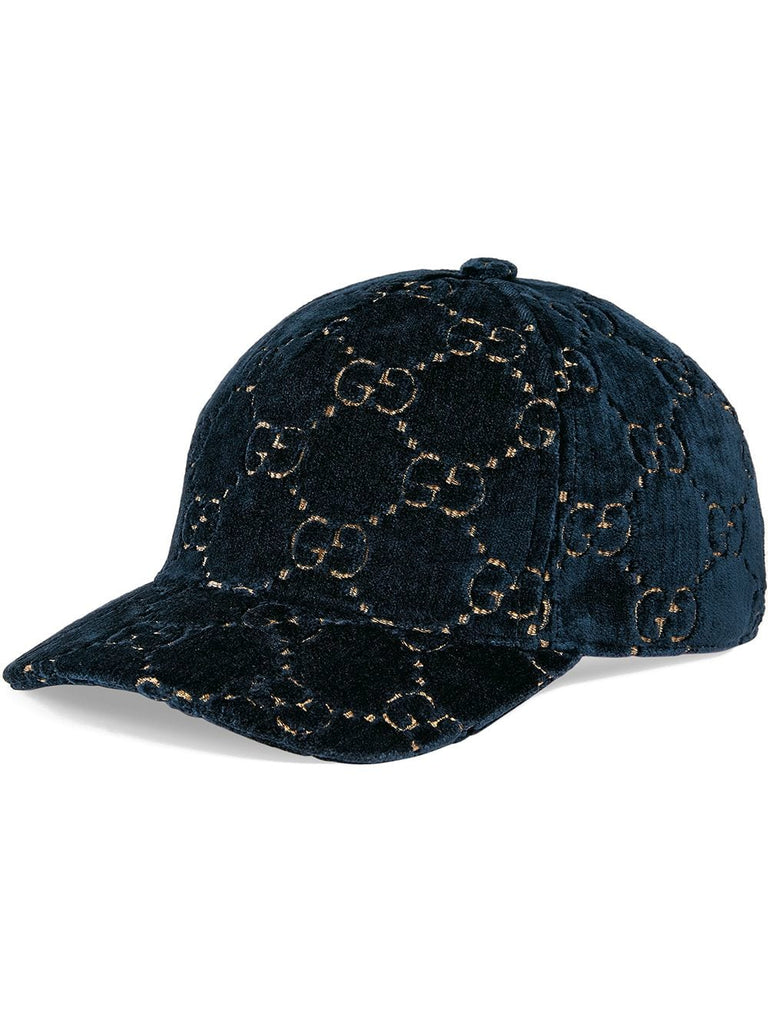 GG velvet baseball cap