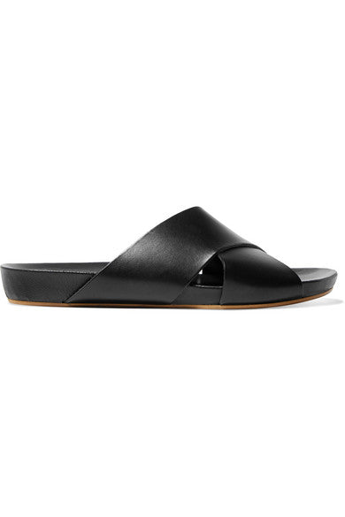 Doris leather slides