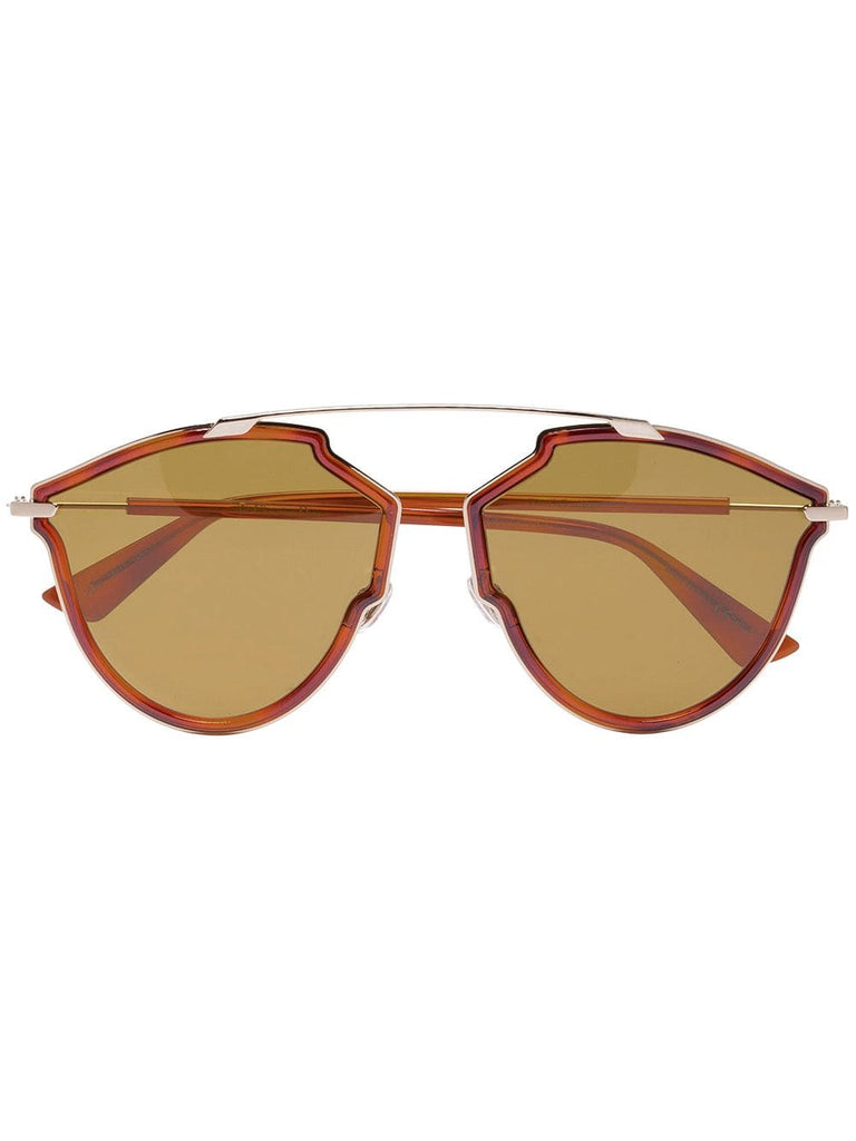 Brown Dior So Real Rise sunglasses