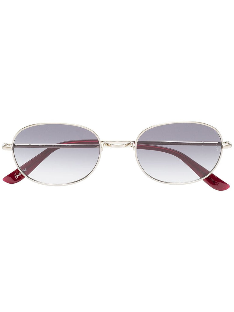 metallic Wilder 52 round frame sunglasses