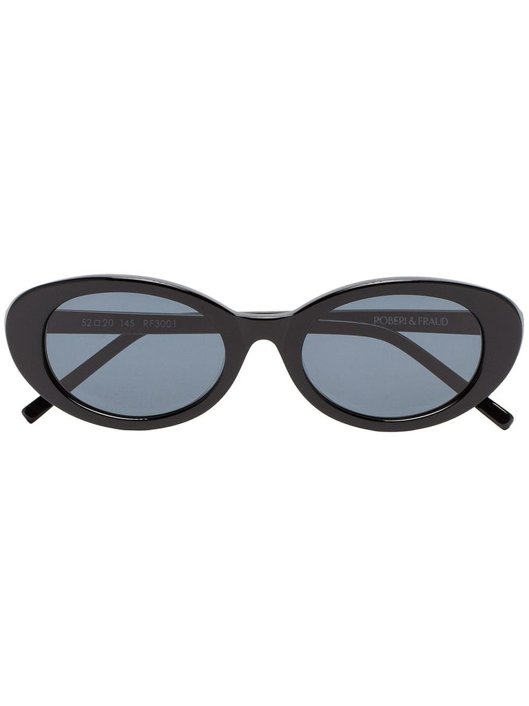 Black Betty Oval Sunglasses