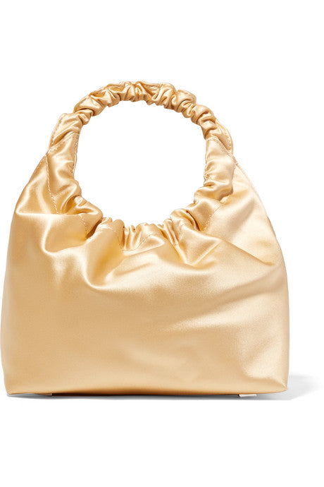 Double Circle small satin tote