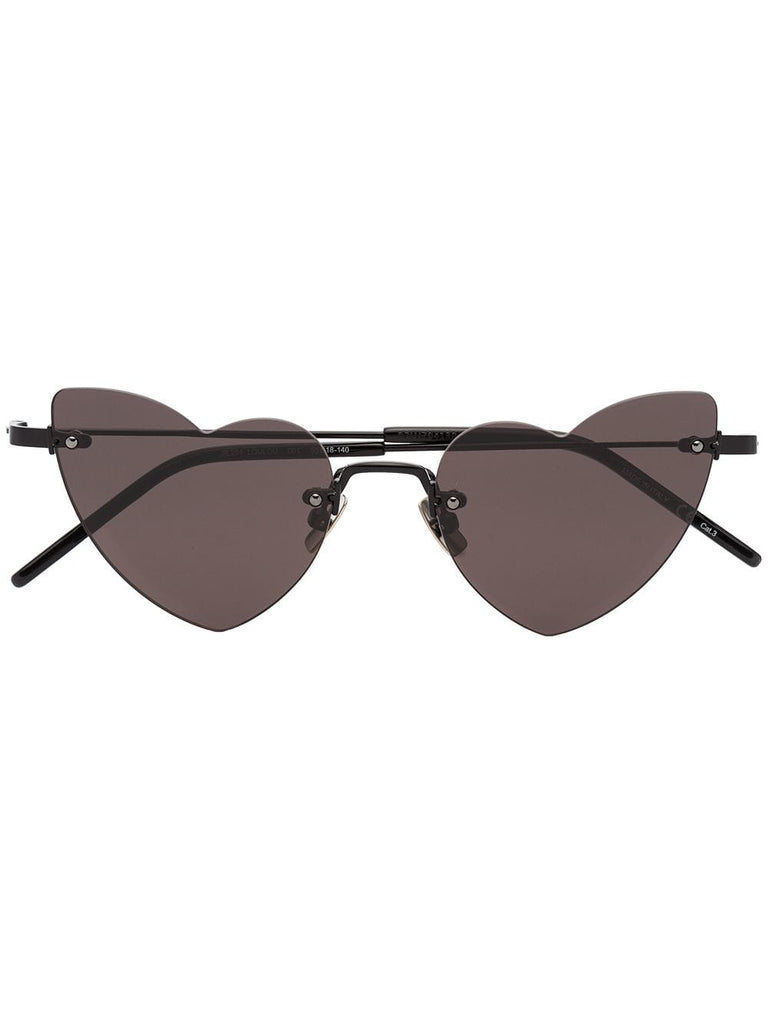 Black Heart Shape Sunglasses