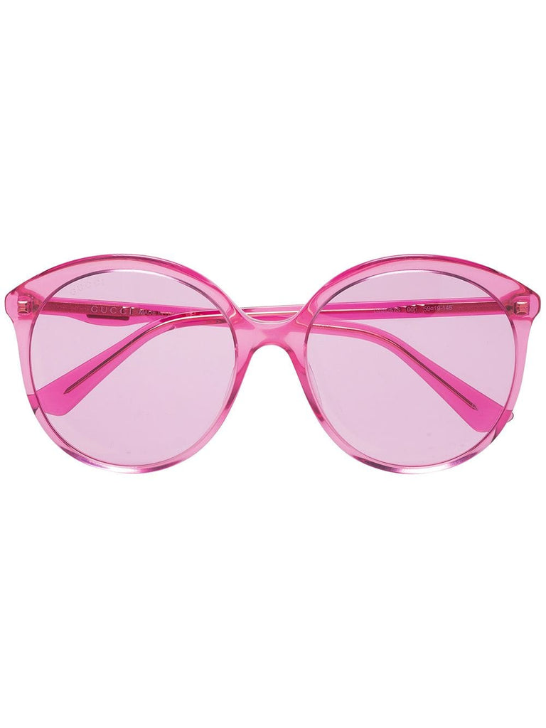 fuchsia pink Specialized Fit Round Frame Sunglasses