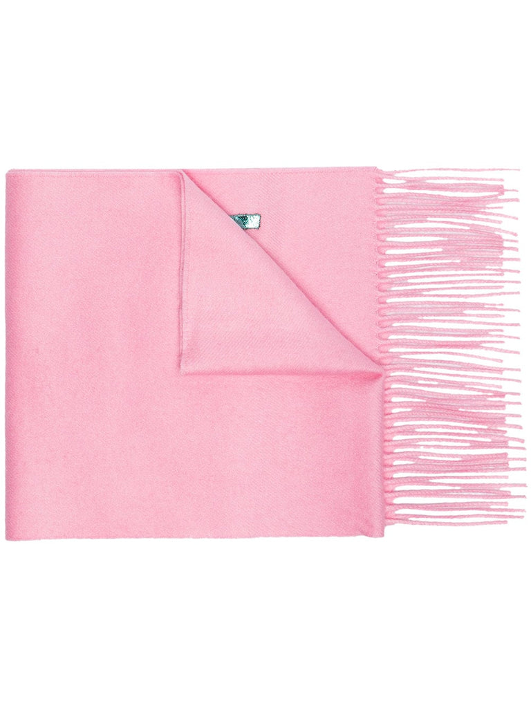 pink silk cashmere-blend scarf with sequin Guccy