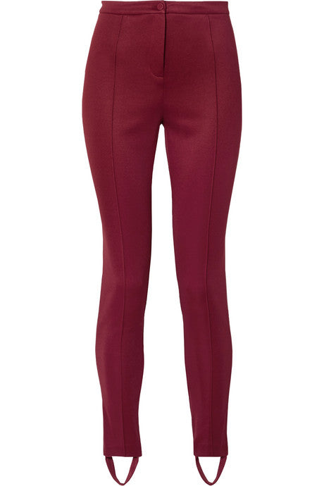 Tech-jersey stirrup leggings