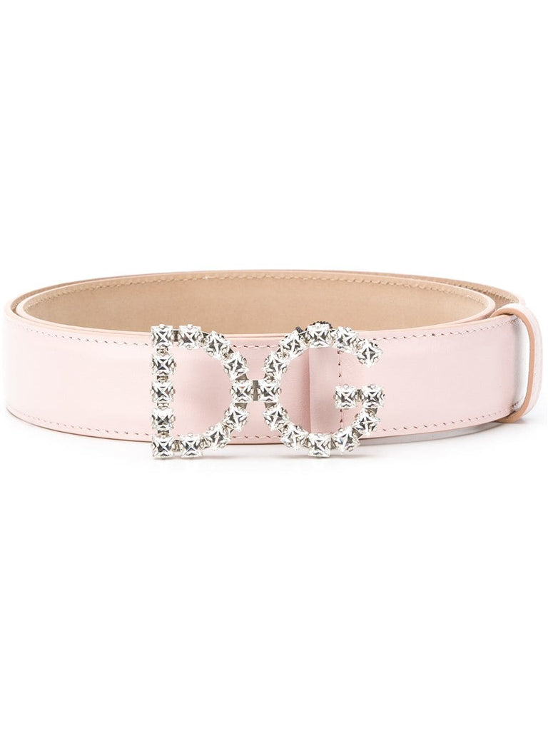 DG Crystal Logo Buckle belt