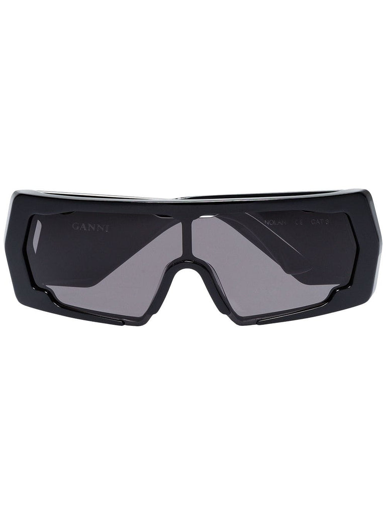 Black Extreme Square Sunglasses