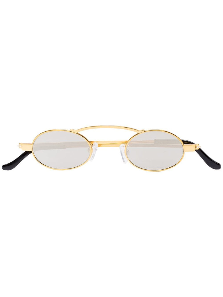 gold Doris oval sunglasses