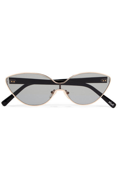 Mack cat-eye gold-tone sunglasses