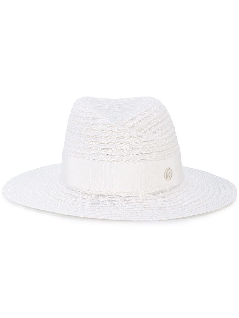 white straw Virginie hat