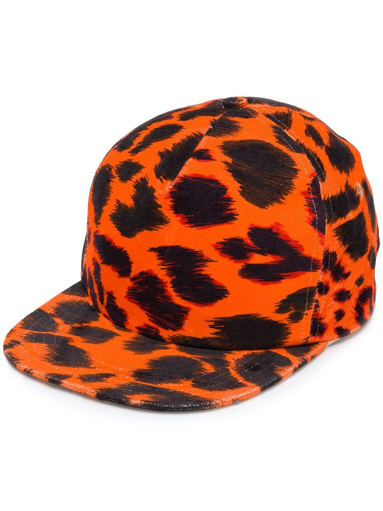 leopard print baseball cap