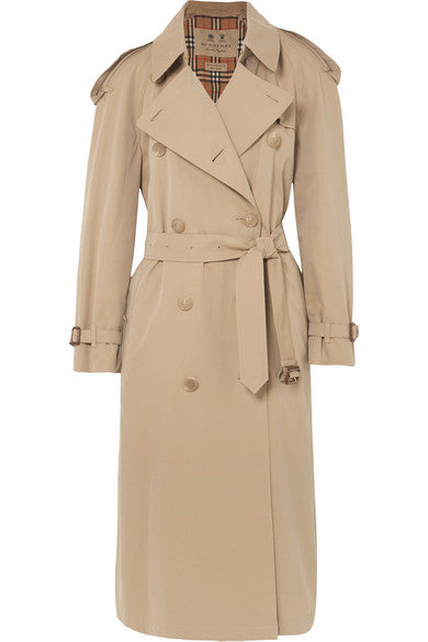 The Westminster Long cotton-gabardine trench coat