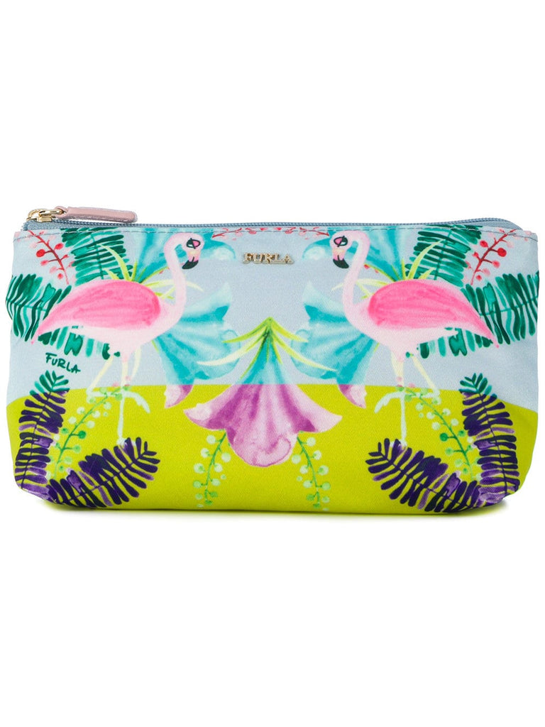 flamingo make up bag