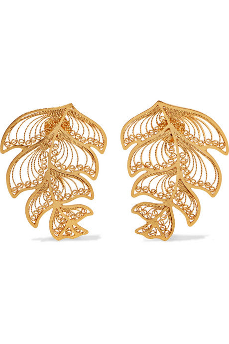 Erika gold vermeil earrings