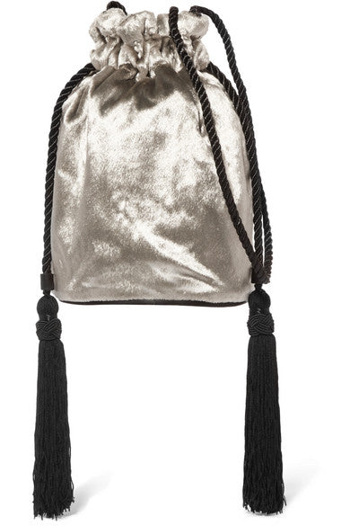 Tula velvet shoulder bag